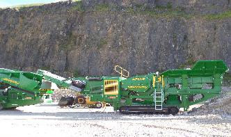 second hand tracked mobile crusher